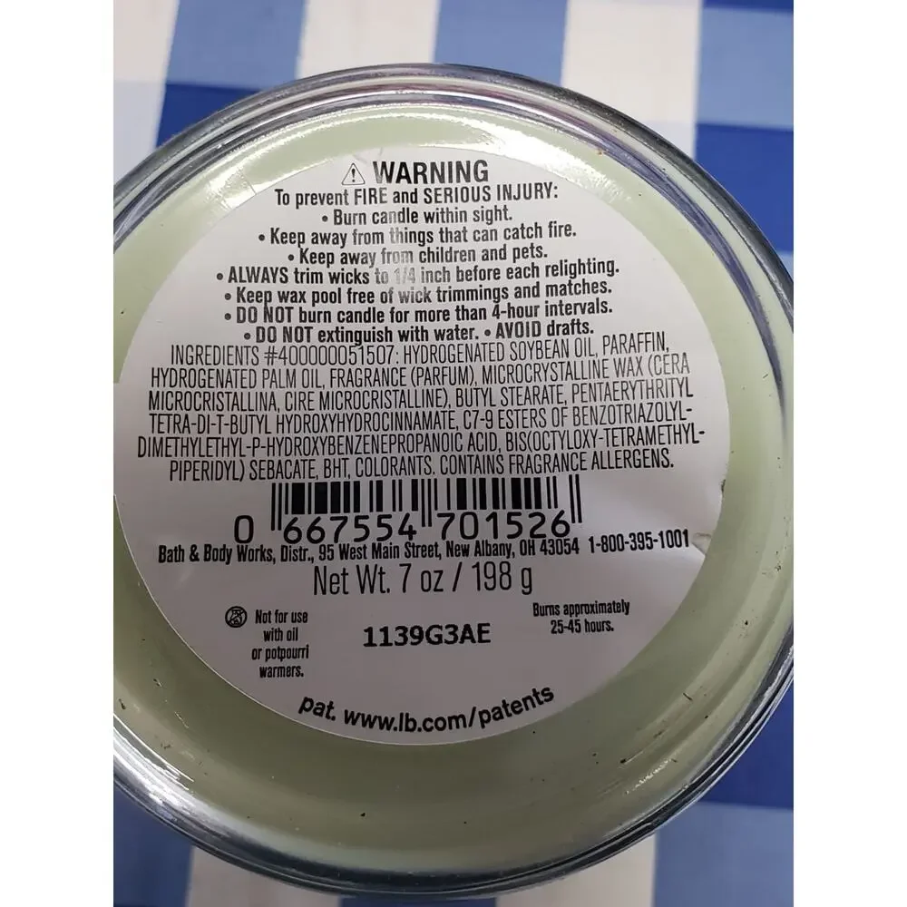 BBW Pistachio Ice Cream 2 Single Wick Candle Home Fragrance Decor - Picture 2 of 2